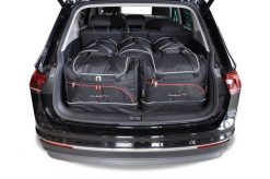 Torby Do Bagażnika Vw Tiguan Allspace 2017-2024 5Szt Kjust. Czarne torby podróżne KJUST, bez wzorów, z kauczuku. Za 1,558.00 zł.