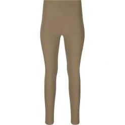 Damskie legginsy Athlecia Thrine. Brązowe legginsy Athlecia, bez wzorów, z materiału, eleganckie. Za 177.50 zł.
