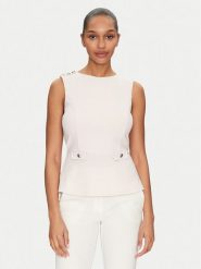 Guess Bluzka W5GP54 KCBO2 Różowy Regular Fit. Czerwone bluzki Guess, s, z aplikacjami, z syntetyku, bez kołnierzyka, bez ramiączek. Za 269.99 zł.