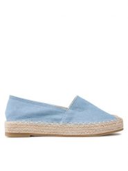 Jenny Fairy Espadryle WSS990-106 Niebieski. Niebieskie espadryle Jenny Fairy, bez wzorów, z materiału, bez obcasa. Za 99.99 zł.