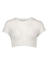 Turi Landhaus Bluzka dirndl w kolorze białym rozmiar: 44. Białe bluzki Turi Landhaus, bez wzorów, z koronki, bez kołnierzyka, bez ramiączek. Za 104.14 zł.