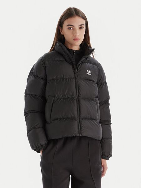 Adidas Kurtka zimowa adicolor JD0420 Czarny Regular Fit. Czarne kurtki adidas, na zimę, xs, bez wzorów, z syntetyku, bez kaptura. Za 449.99 zł.