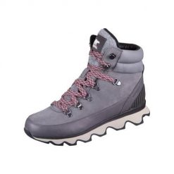 Buty do chodzenia damskie Sorel Kinetic Conquest WP. Szare buty treningowe Sorel, na zimę, bez wzorów, z materiału, za kostkę, bez zapięcia, trekkingowe. Za 680.20 zł.