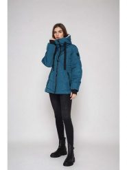 Steve Madden Kurtka zimowa w kolorze niebieskim rozmiar: S. Niebieskie kurtki Steve Madden, na zimę, s, bez wzorów, z puchu, bez kaptura. Za 226.24 zł.