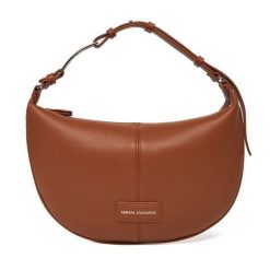 Torebka Armani Exchange. Brązowe torebki klasyczne Armani Exchange, bez wzorów, klasyczne, bez dodatków. Za 619.99 zł.