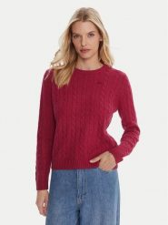 Robe di Kappa Sweter 65116CW Różowy Regular Fit. Czerwone swetry Robe di Kappa, m, bez wzorów, z wełny, bez ramiączek. Za 249.99 zł.