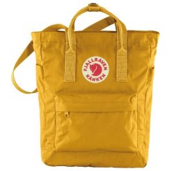 Torba miejska Fjallraven Kanken Totepack - ochre. Żółte torby na laptopa Fjällräven, bez wzorów, z materiału, na ramię. Za 399.99 zł.
