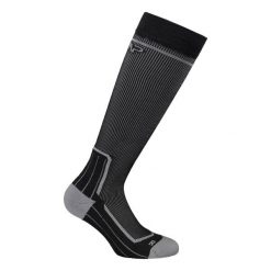 Skarpety trekkingowe CMP WOOL LONG anatomiczne długie. Czarne skarpetki CMP, bez wzorów. Za 89.99 zł.