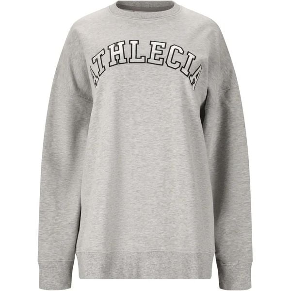 Bluza damska Athlecia Fenne. Szare bluzy bez kaptura Athlecia, uniwersalny, bez wzorów, z bawełny, bez kaptura, na fitness i siłownię. Za 244.50 zł.