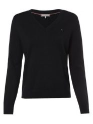Tommy Hilfiger Sweter Kobiety niebieski, XL. Niebieskie swetry Tommy Hilfiger, xl, bez wzorów, z dzianiny, eleganckie, bez ramiączek. Za 489.95 zł.