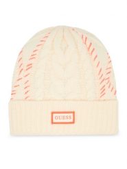 Guess Czapka AW9972 WOL01 Écru. Czapki zimowe Guess, z aplikacjami, z materiału. Za 169.99 zł.