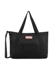 Hunter Torba HTR-B-002-06 Czarny. Czarne shopper bag Hunter, bez wzorów, z materiału, bez dodatków. Za 229.99 zł.