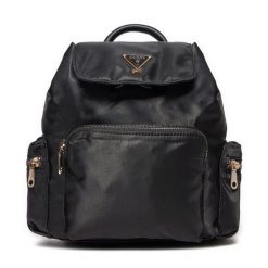 Plecak Guess. Czarne plecaki Guess, z aplikacjami, bez dodatków. Za 199.99 zł.