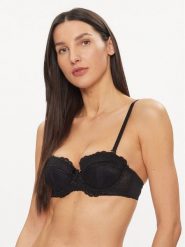 Gossard Biustonosz balkonetka Superboost 7707 Czarny. Czarne biustonosze Gossard, bez wzorów, z syntetyku. Za 169.99 zł.