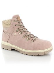 Kimberfeel Botki "Lindsay" w kolorze jasnoróżowo-kremowym rozmiar: 40. Brązowe botki Kimberfeel, bez wzorów, z materiału, bez obcasa, bez zapięcia. Za 322.95 zł.