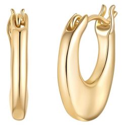 Glanzstücke München Kolczyki kola ze srebra próby 925 w kolorze zlotym 1 ct Damski. Żółte kolczyki Glanzstücke München, pozłacane. Za 289.99 zł.