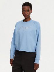 HUGO Bluza Darace 50534271 Błękitny Relaxed Fit. Niebieskie bluzy Hugo, xxl, bez wzorów, z bawełny, bez kaptura. Za 299.99 zł.
