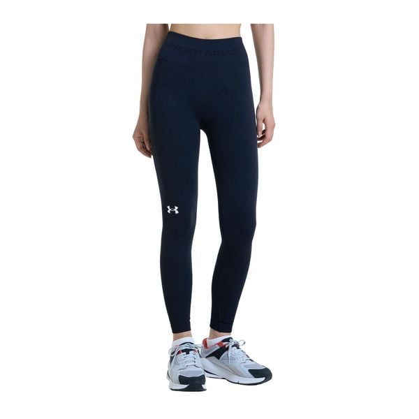 Damskie legginsy bezszwowe Under Armour Train. Czarne legginsy Under Armour, bez wzorów, z dzianiny. Za 310.90 zł.