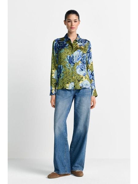 Rich & Royal Koszula w kolorze khaki rozmiar: 42. Brązowe koszule Rich & Royal, bez wzorów, bez kołnierzyka, bez ramiączek. Za 259.95 zł.