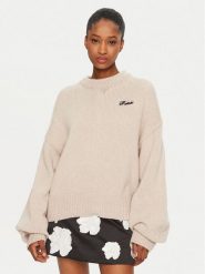 ROTATE Sweter 1133772313 Beżowy Regular Fit. Brązowe swetry ROTATE, m, bez wzorów, z syntetyku, bez ramiączek. Za 659.99 zł.