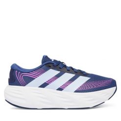 Buty do biegania adidas. Niebieskie buty do biegania adidas, bez wzorów, bez zapięcia, do biegania. Za 239.99 zł.