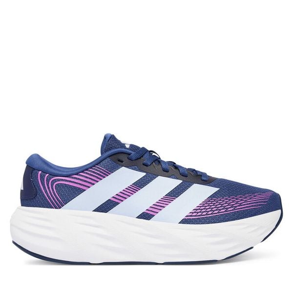 Buty do biegania adidas. Niebieskie buty do biegania adidas, bez wzorów, bez zapięcia, do biegania. Za 239.99 zł.