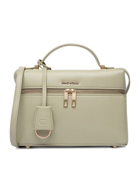 GINO ROSSI Torebka EO-LX10265 Zielony. Zielone torebki klasyczne Gino Rossi, bez wzorów, z materiału, bez dodatków. Za 149.99 zł.