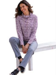 WITT WEIDEN Bluzka w kolorze fioletowym rozmiar: 38. Różowe bluzki WITT WEIDEN, bez wzorów, z bawełny, bez kołnierzyka, bez ramiączek. Za 34.99 zł.