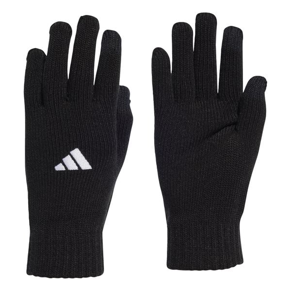 Tiro League Gloves. Białe rękawiczki adidas, bez wzorów, z dzianiny, sportowe. Za 89.95 zł.