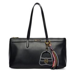 Torebka Just Cavalli. Czarne torebki klasyczne Just Cavalli, bez wzorów, klasyczne, bez dodatków. Za 679.99 zł.