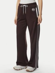 MICHAEL Michael Kors Spodnie dresowe MR630Y0K8N Brązowy ciemny Regular Fit. Brązowe spodnie dresowe MICHAEL Michael Kors, bez wzorów, z dresówki. Za 789.99 zł.