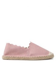 Jenny Fairy Espadryle HZF065-01 Różowy. Czerwone espadryle Jenny Fairy, bez wzorów, z materiału, bez obcasa. Za 99.99 zł.