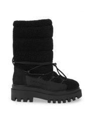Calvin Klein Jeans Śniegowce Flatform Snow Boot Sherpa Wn YW0YW01195 Czarny. Czarne śniegowce Calvin Klein Jeans, bez wzorów, z jeansu, bez zapięcia. Za 1,169.00 zł.