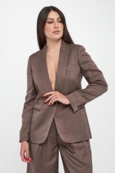 Marynarka damska lniana PESERICO. Marynarki i żakiety Peserico, bez wzorów, bez ramiączek. Za 3,229.00 zł.