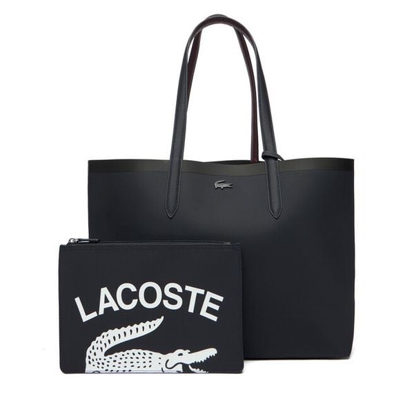 Torebka Lacoste. Czerwone torebki klasyczne Lacoste, bez wzorów, klasyczne, bez dodatków. Za 689.99 zł.