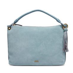 Torebka Tommy Hilfiger. Niebieskie torebki klasyczne Tommy Hilfiger, bez wzorów, klasyczne, bez dodatków. Za 1,099.00 zł.