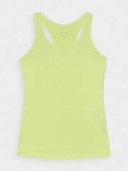 4F Top sportowy w kolorze zielonym rozmiar: XL. Zielone topy sportowe 4f, xl, bez wzorów, z materiału, outdoorowe. Za 35.26 zł.