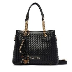 Torebka Valentino. Czarne torebki klasyczne Valentino, bez wzorów, klasyczne, bez dodatków. Za 649.99 zł.