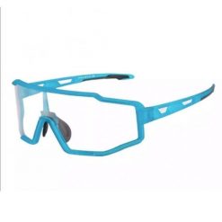 Okulary rowerowe / sportowe fotochrom ROCKBROS UV400 (SP225BL) niebieskie. Niebieskie okulary przeciwsłoneczne ROCKBROS, bez wzorów. Za 99.00 zł.