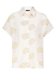 Sublevel Bluzka w kolorze beżowo-kremowym rozmiar: L/XL. Brązowe bluzki Sublevel, l, z aplikacjami, bez kołnierzyka, bez ramiączek. Za 149.66 zł.