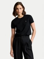 Polo Ralph Lauren Sweter 211891673006 Czarny Regular Fit. Czarne swetry Polo Ralph Lauren, s, bez wzorów, z bawełny, bez ramiączek. Za 449.99 zł.