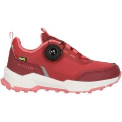 Buty trekkingowe Whistler Menfi. Brązowe buty trekkingowe WHISTLER, bez wzorów, z materiału, bez zapięcia, trekkingowe. Za 277.00 zł.
