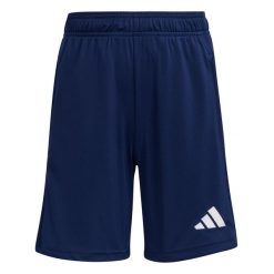 Spodenki dla dzieci adidas Entrada. Białe szorty adidas, bez wzorów, sportowe. Za 67.99 zł.