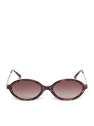 JENNY Okulary przeciwsłoneczne 4WF-015-SS25 Brązowy. Brązowe okulary przeciwsłoneczne Jenny, bez wzorów, z tworzywa sztucznego, plastikowe. Za 49.99 zł.
