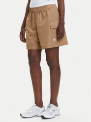 Adidas Szorty sportowe Essentials Woven JY2612 Beżowy Loose Fit. Brązowe szorty sportowe adidas, bez wzorów, z syntetyku. Za 169.99 zł.