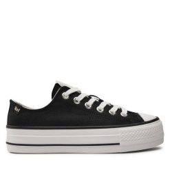 Trampki Refresh. Czarne trampki Refresh, bez wzorów, bez zapięcia. Za 109.99 zł.