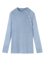 TATUUM Sweter w kolorze błękitnym rozmiar: XL. Niebieskie swetry Tatuum, xl, bez wzorów, z wiskozy, bez ramiączek. Za 123.25 zł.
