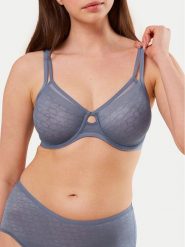 Triumph Biustonosz z fiszbiną Signature Sheer 10215906 Niebieski. Niebieskie biustonosze Triumph, bez wzorów, z syntetyku. Za 130.68 zł.