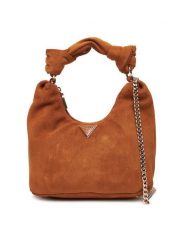 Guess Torebka Isotta HWSG96 60010 Brązowy. Brązowe torebki klasyczne Guess, z aplikacjami, ze skóry, bez dodatków. Za 469.99 zł.