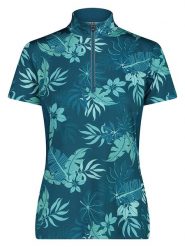 Cmp Koszulka kolarska w kolorze niebieskim rozmiar: 34. Niebieskie t-shirty sportowe CMP, bez wzorów, z materiału, bez ramiączek, rowerowe. Za 104.64 zł.